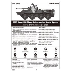 Trumpeter 1:35 2S23 Nona-SVK 120mm SPG