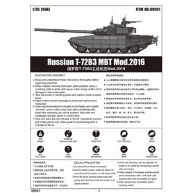 Trumpeter 1:35 T-72B3 MBT