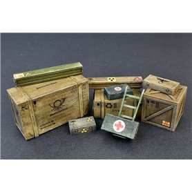 Mini Art 1:35 WOODEN BOXES AND CRATES