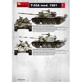 Mini Art 1:35 T-55A Model 1981 z wnętrzem