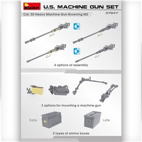 Mini Art 1:35 US MACHINE GUN SET