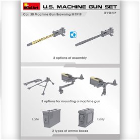Mini Art 1:35 US MACHINE GUN SET