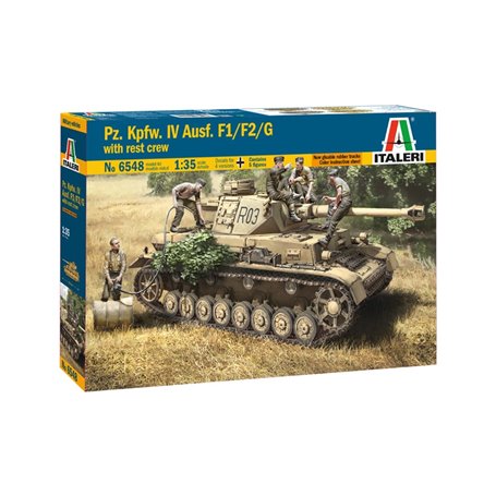 Italeri 6548 1/35 PZ.KPFW.IV Ausf.F/F2/G Early w/f