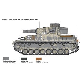 Italeri 1:35 Pz.Kpfe.IV Ausf.F / Ausf.F2 / wczesna wersja Ausf.G z figurkami