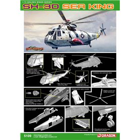 Dragon Cyber Hobby 5109 Sea King SH-3D
