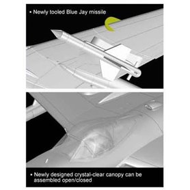 Dragon CYBER HOBBY 1:72 Sea Venom FAW.21 z Blue Jay Missile