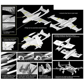 Dragon CYBER HOBBY 1:72 Sea Venom FAW.21 z Blue Jay Missile