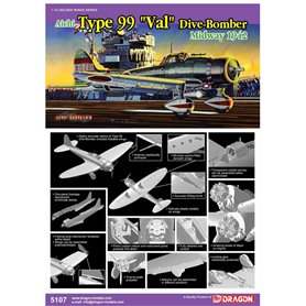 Dragon CYBER HOBBY 1:72 Aichi Type 99 Val DIVE-BOMBER / MIDWAY 1942