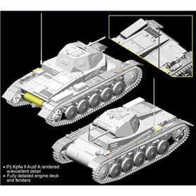 Dragon 6687 Pz.Kpfw Ii A W/Interior