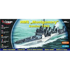 Mirage 1:400 HMS Montgomery / koniec 1942