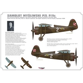 Mirage 1:48 PZL P.11C / 112 Eskadra Myśliwska, Brygada Pościgowa, wrzesień 1939