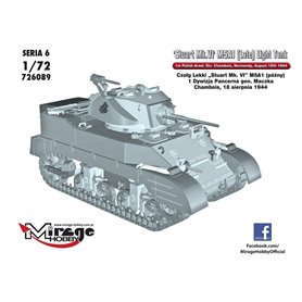 Mirage 726089 U.S.Stuart Mk.VI M5A1 Dyw.gen.Maczka