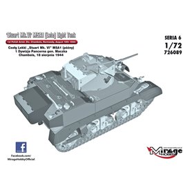 Mirage 726089 U.S.Stuart Mk.VI M5A1 Dyw.gen.Maczka