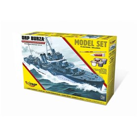 Mirage 1:400 ORP Burza WZ.44 | MODEL SET | z farbami |