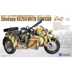 Lion Roar 1:35 Zundapp 750 W/SIDECAR 