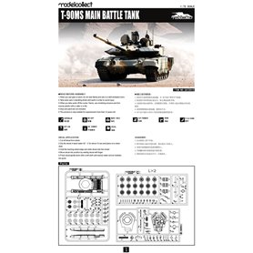 Modelcollect UA72010 Russian T-90SM Main Battle