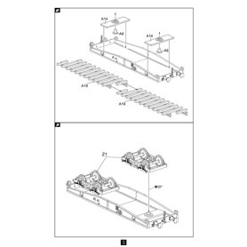 Modelcollect UA72086 Plattformwagen Type SSys 1+1
