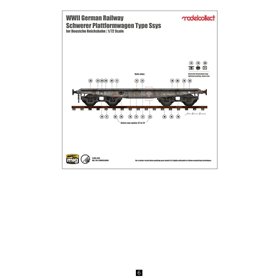 Modelcollect UA72086 Plattformwagen Type SSys 1+1
