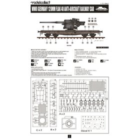 Modelcollect 1:72 128mm Flak.40