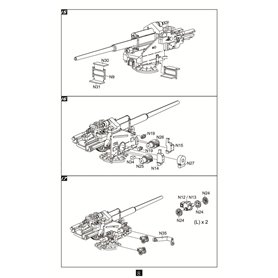 Modelcollect 1:72 128mm Flak.40