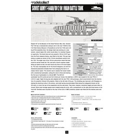 Modelcollect UA72128 T-64AV/BV 2 in 1 Main Battle