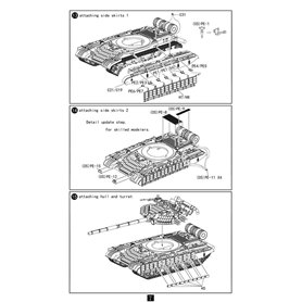 Modelcollect UA72128 T-64AV/BV 2 in 1 Main Battle