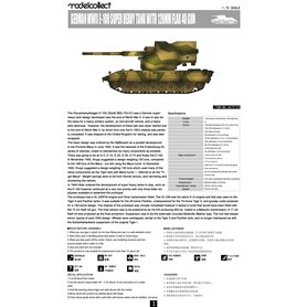 Modelcollect UA72133 WWII E-100 Super Heavy Tank