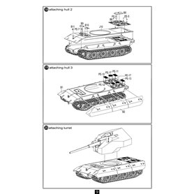Modelcollect UA72133 WWII E-100 Super Heavy Tank