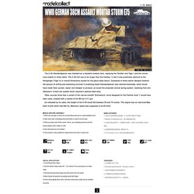 Modelcollect 1:72 380mm Sturmhaubitze E75
