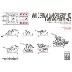 Modelcollect UA72150 P.1000 Ratte Weapon Set Pack