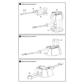Modelcollect UA72150 P.1000 Ratte Weapon Set Pack