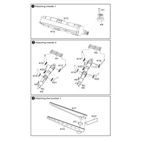 Modelcollect UA72150 P.1000 Ratte Weapon Set Pack