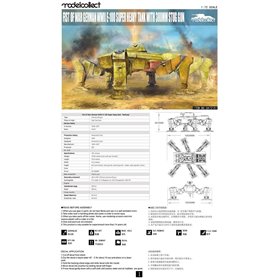 Modelcollect 1:72 FIST OF WAR Sturmahubitze 380mm E-100 