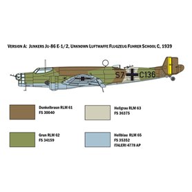 Italeri 1391 1/72 Junkers JU-84 E-1/E-2