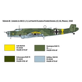 Italeri 1391 1/72 Junkers JU-84 E-1/E-2