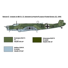 Italeri 1391 1/72 Junkers JU-84 E-1/E-2