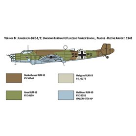 Italeri 1391 1/72 Junkers JU-84 E-1/E-2