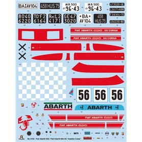 Italeri 1:12 Fiat Abarth 595