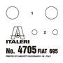 Italeri 4705 1/12 Fiat Abarth 595