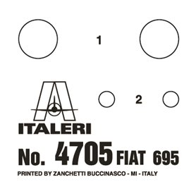Italeri 1:12 Fiat Abarth 595