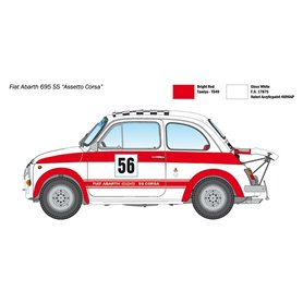 Italeri 1:12 Fiat Abarth 595
