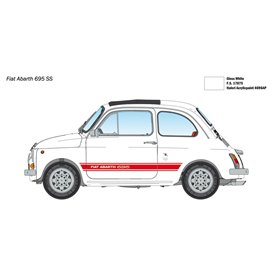 Italeri 1:12 Fiat Abarth 595