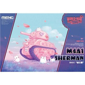 Meng WWP-002 World-War Toons M4A1 Sherman -Pink