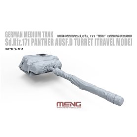 Meng 1:35 Maskowanie wieży TRAVEL MODE do Pz.Kpfe.V Panther Ausf.D