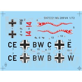 Special Hobby 1:72 Messerschmitt Me-209 V-4