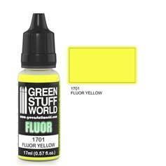 Green Stuff World Farba akrylowa FLUOR PAINT YELLOW / 17ml