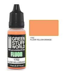 Green Stuff World Farba akrylowa FLUOR PAINT YELLOW-ORANGE / 17ml