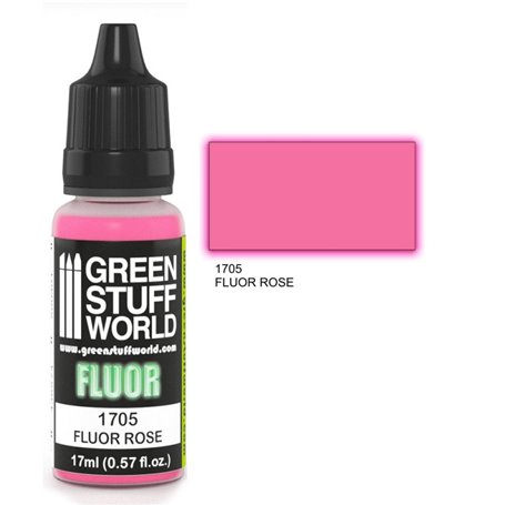 Green Stuff World Farba akrylowa FLUOR PAINT ROSE / 17ml