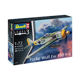 Maquette Revell Model Set Focke Wulf Fw190 F-8 1:72 - Maquette