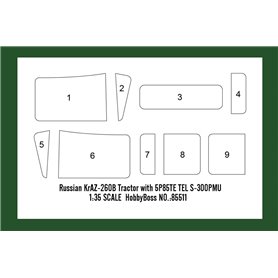 Hobby Boss 85510 Russian KrAZ-260 Cargo Truck